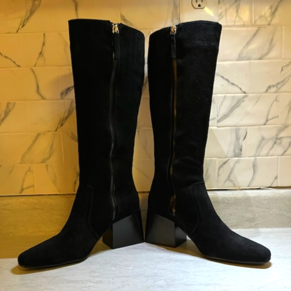 Tall black Bondo boots